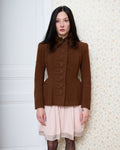 Jean Patou Fox Fur Collar Jacket