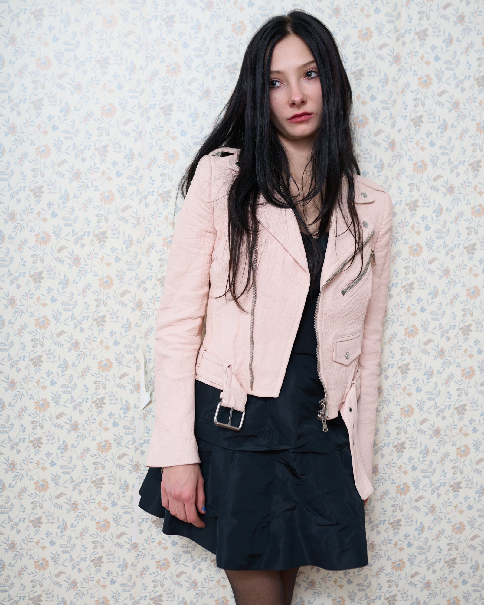 Alexander McQueen Pink Leather Jacket – Chez Cultie