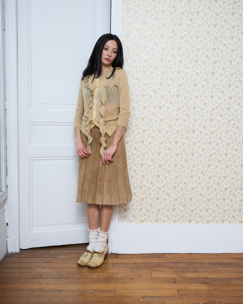 Comme des Garçons Tricot Gold Cardigan