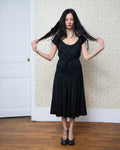 Celine Black Silk Dress