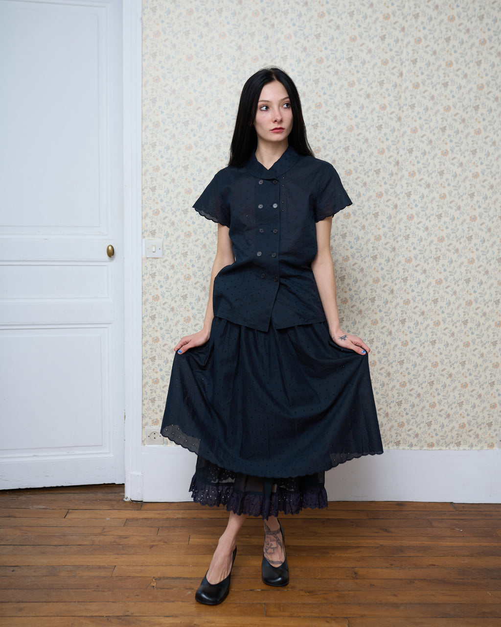Chloe Dark Navy Three Piece Set