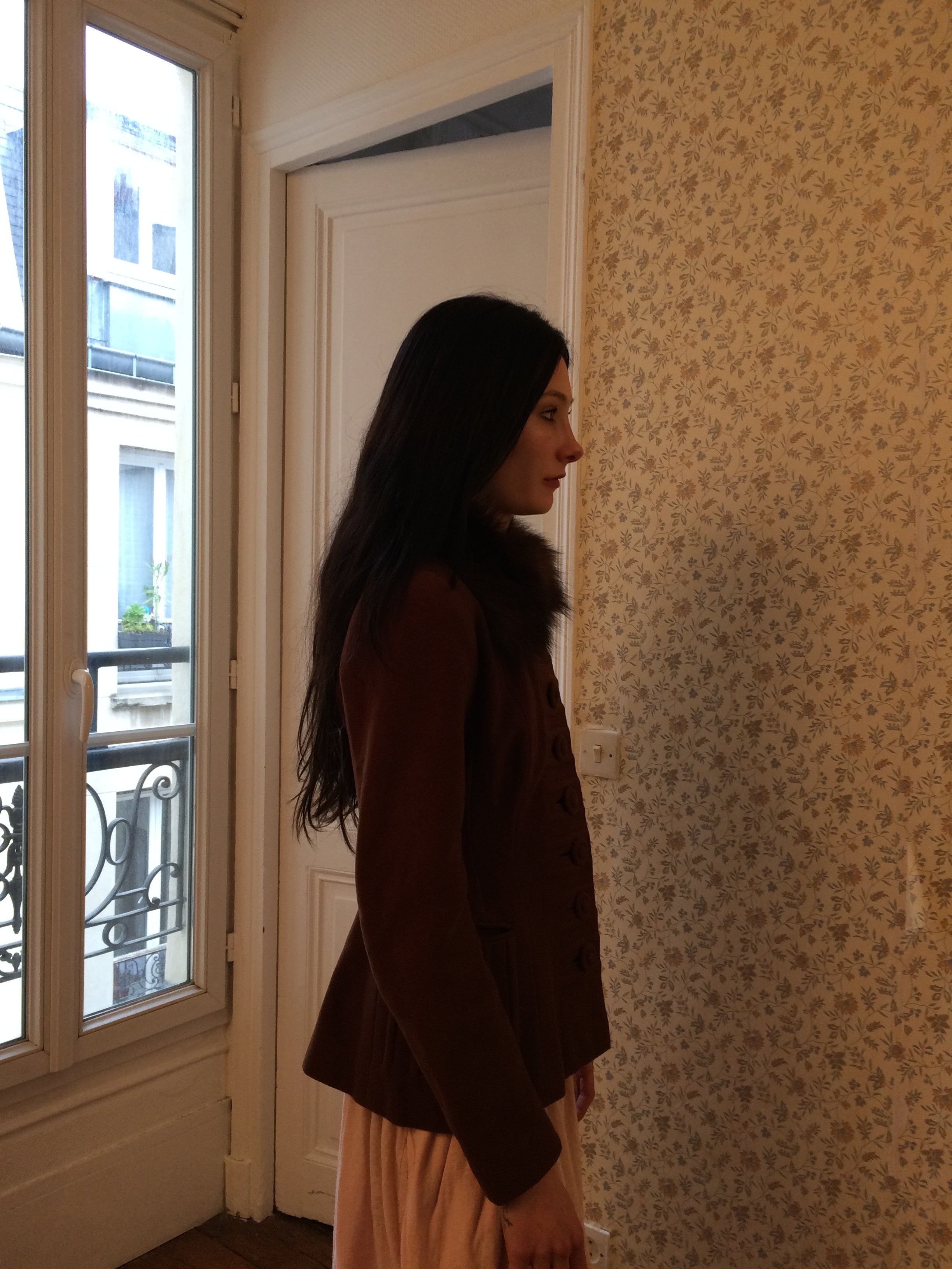 Jean Patou Fox Fur Collar Jacket