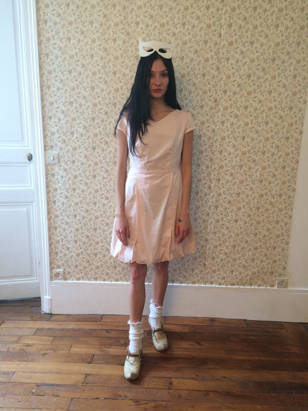 Chloe Pink Cotton Dress