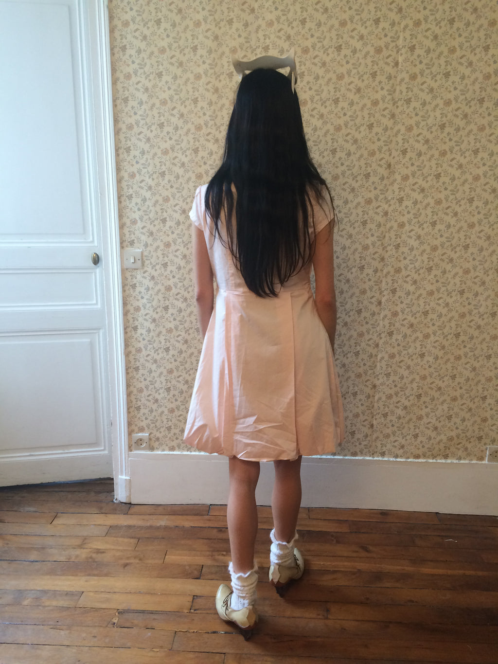 Chloe Pink Cotton Dress