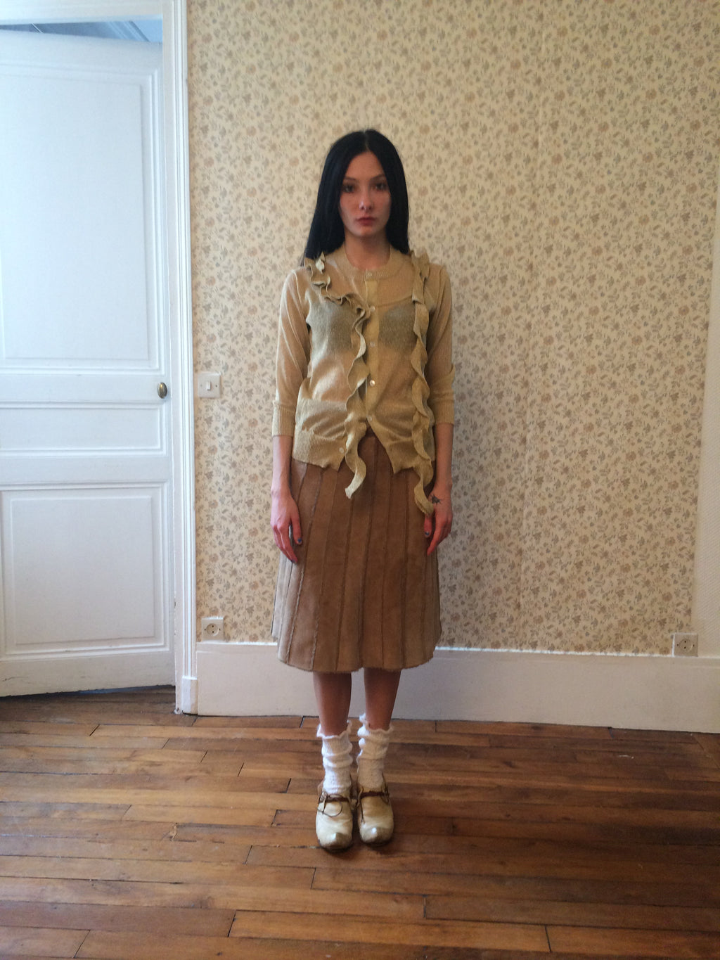 Comme des Garçons Tricot Gold Cardigan