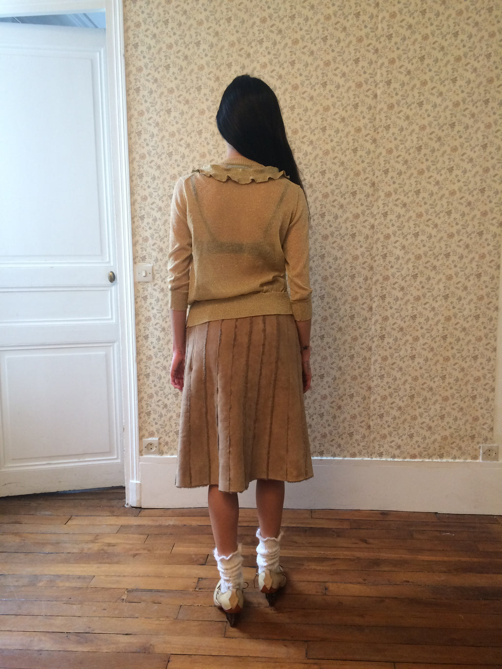 Comme des Garçons Tricot Gold Cardigan