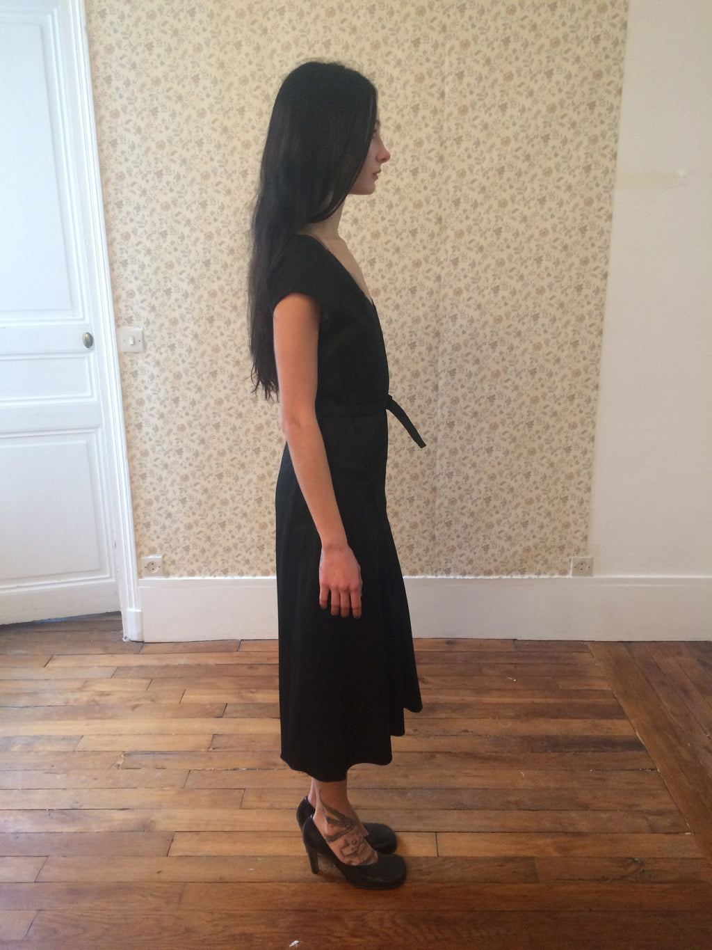 Celine Black Silk Dress