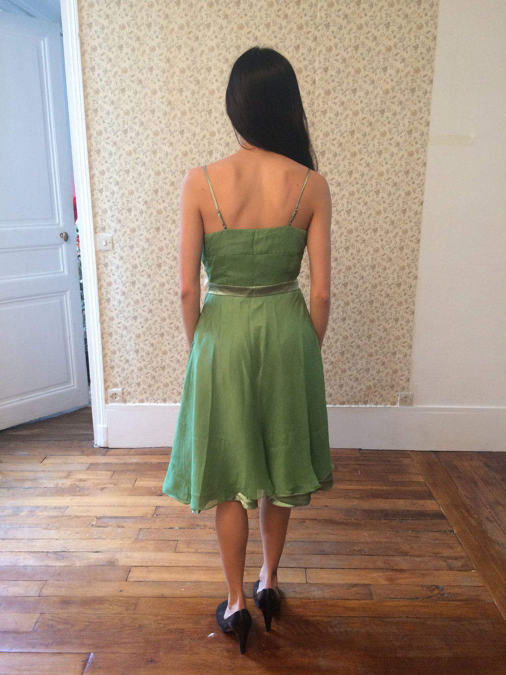 Marc Jacobs Green Silk Dress