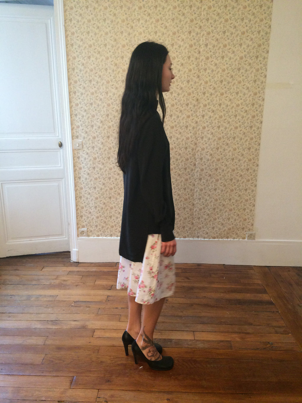 Chloe Black Silk Blouse