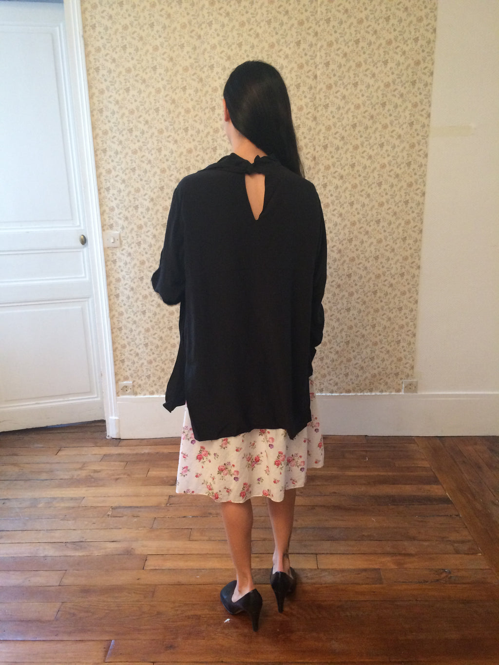Chloe Black Silk Blouse